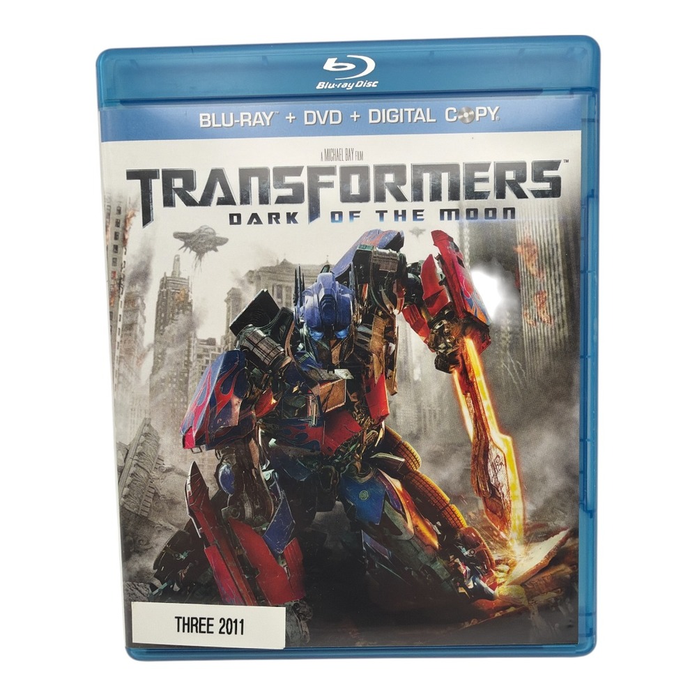 Transformers: Dark of the Moon (Two-Disc Blu-ray/DVD Combo) 2011 EUC